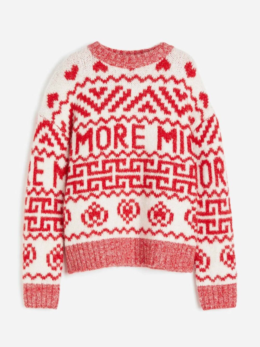 H&M Jacquard-knit Sweater, Size: Small